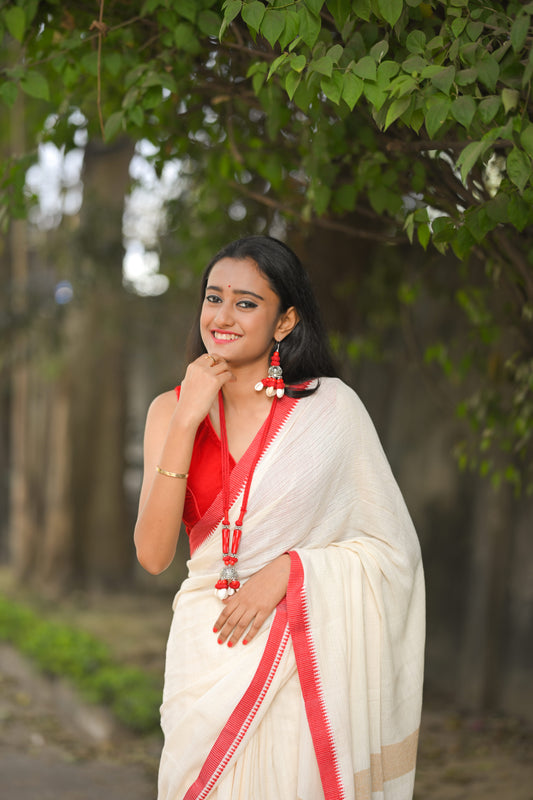 RANGA REKHA - Acrylic blend saree