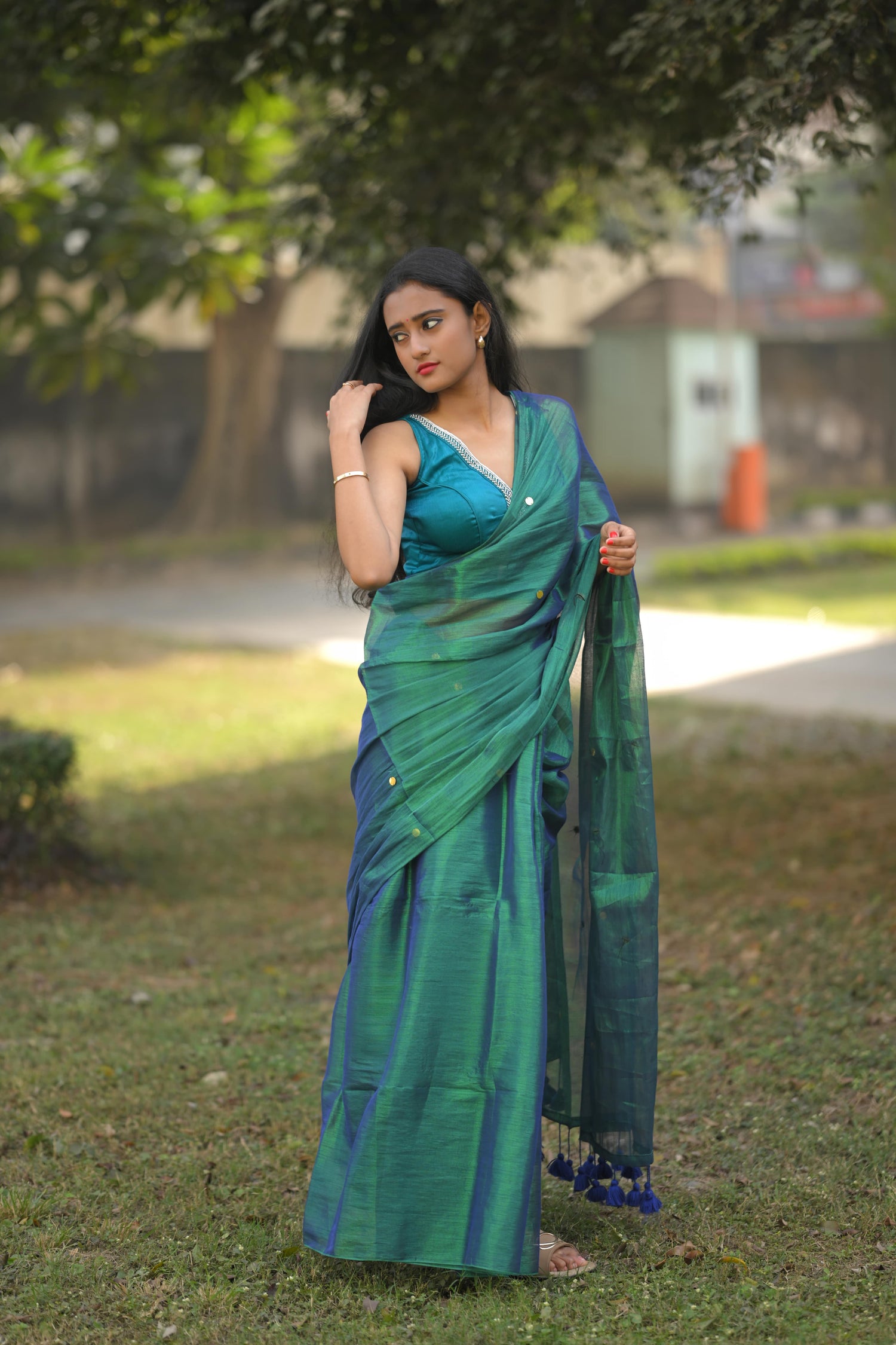 Tissue sarees