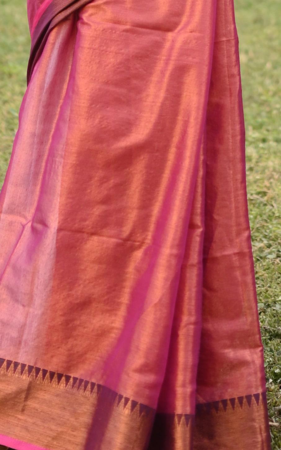 Jhalmale - Cotton Tissue Saree