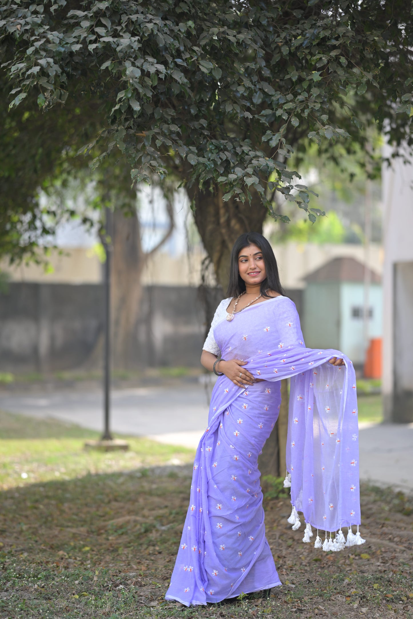Siuli Malati - Mul Cotton Saree