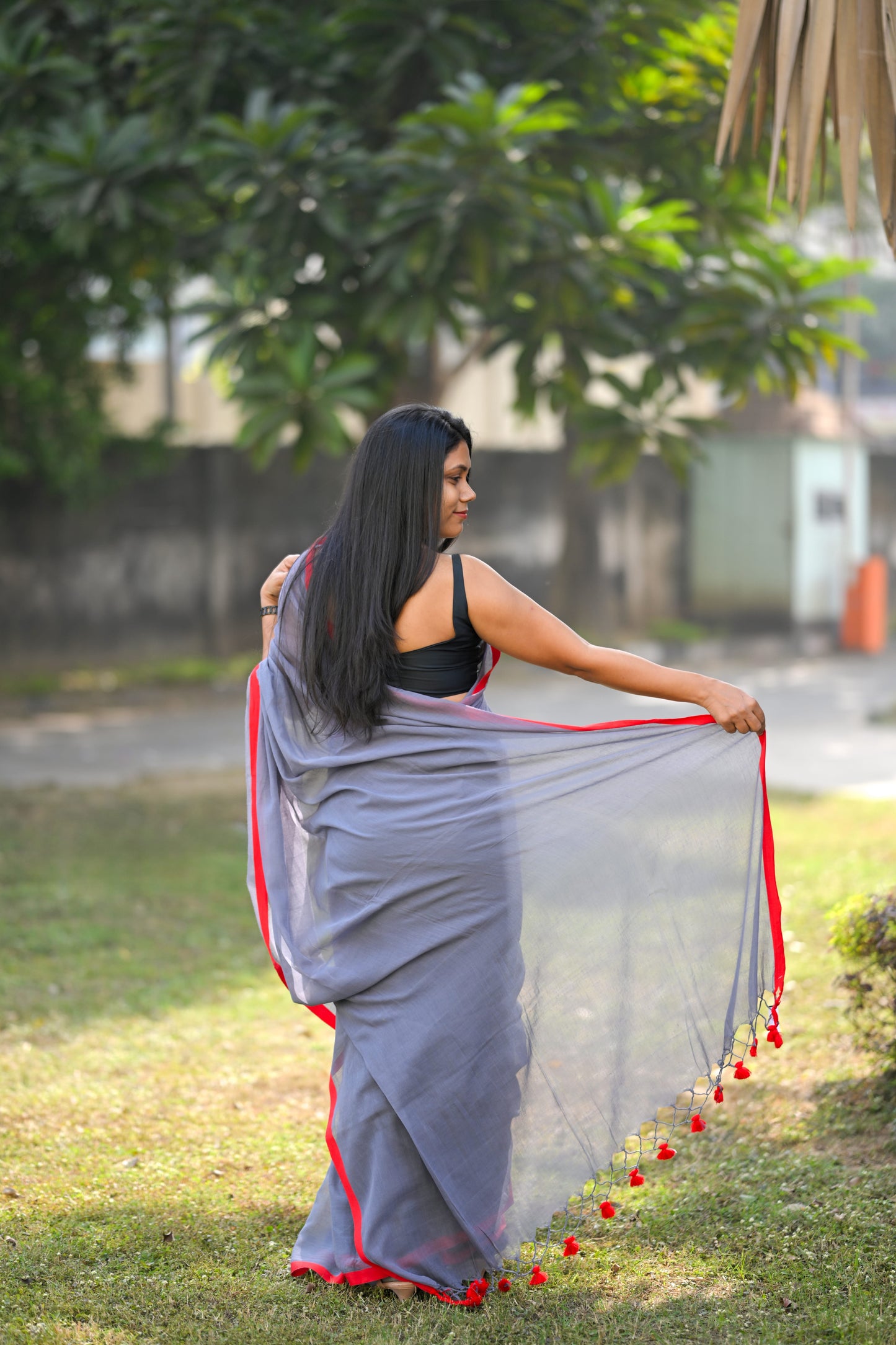 SNIGDHA - Mul Cotton handloom Saree