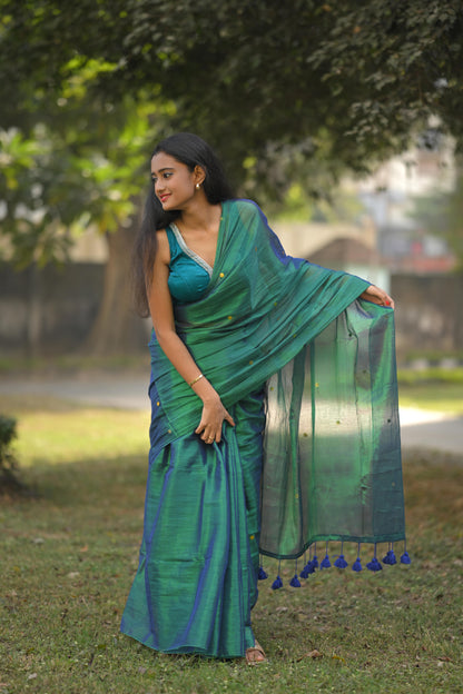 SITARA - Cotton Tissue with Sequins Saree