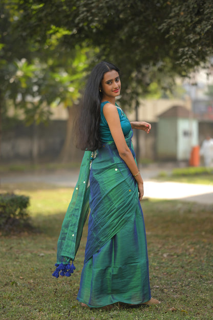 SITARA - Cotton Tissue with Sequins Saree