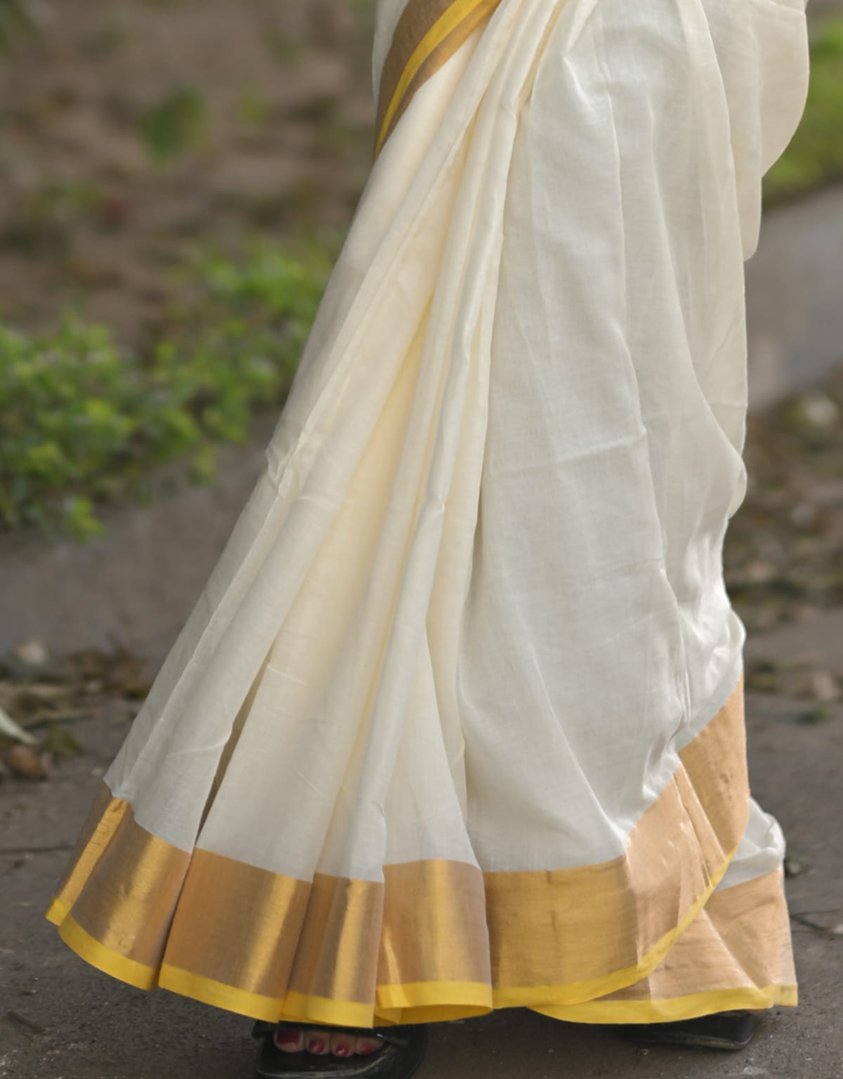 Swarna Dhaara - Mul Cotton Saree