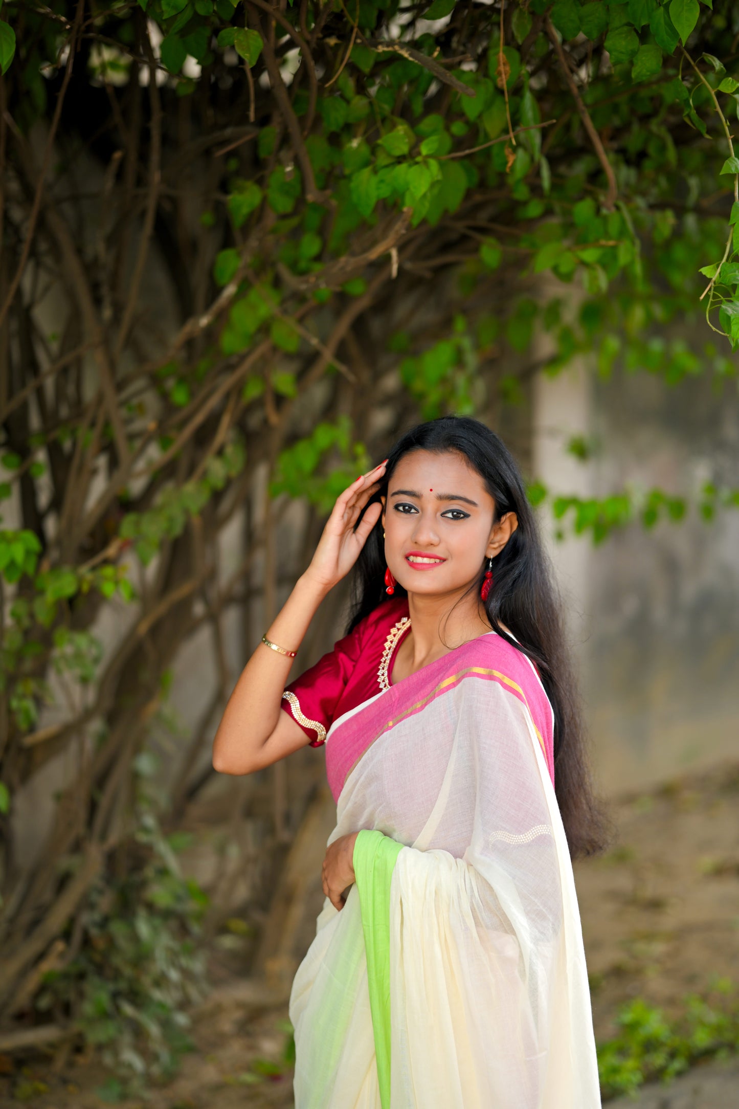 BAHARI- Mul Cotton Saree