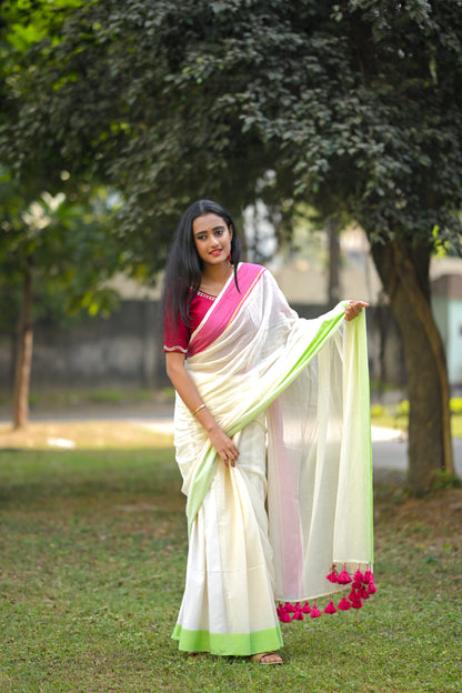 BAHARI- Mul Cotton Saree