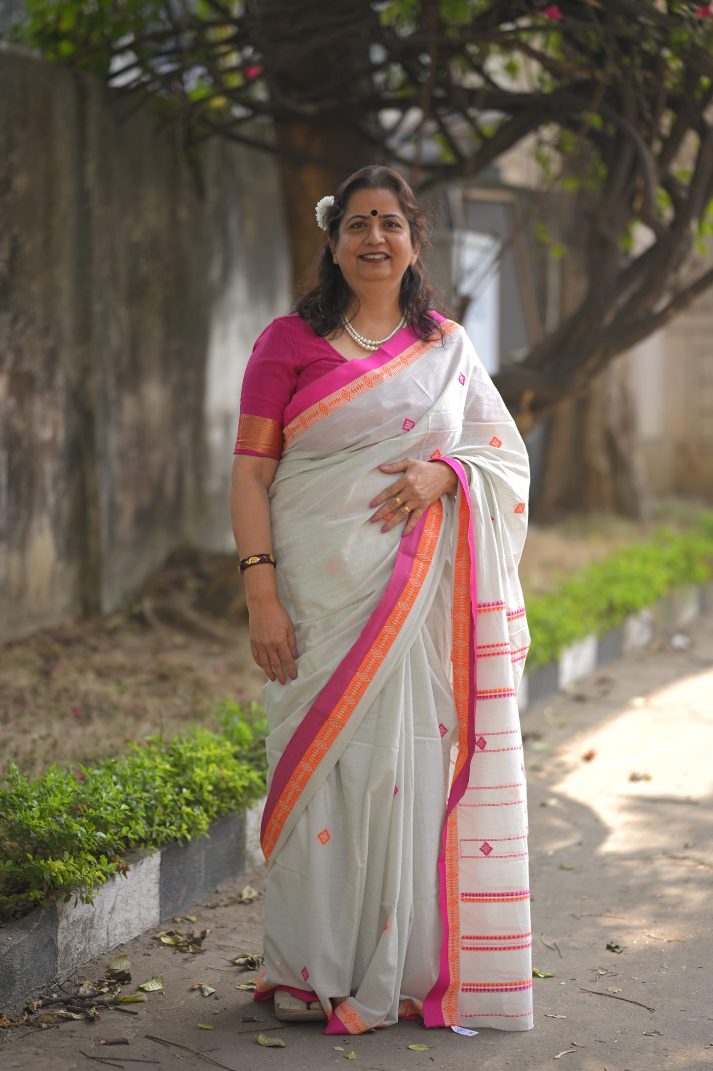 MALATILATA- Handloom Cotton Saree
