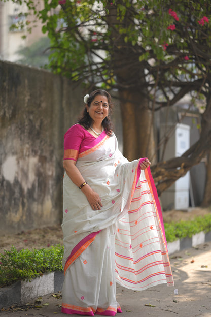 MALATILATA- Handloom Cotton Saree