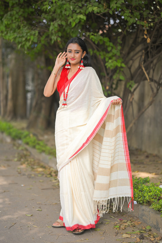 RANGA REKHA - Acrylic blend saree