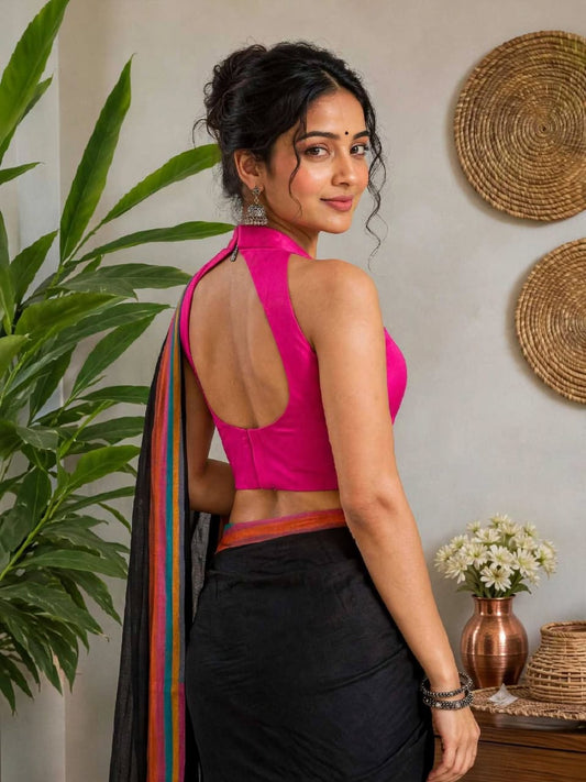 Sweetheart Neck Padded Halter Blouse — Gulnaar