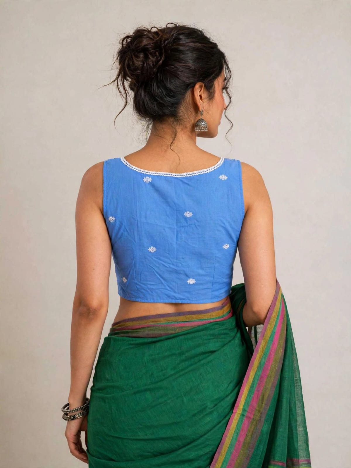 Aasmani Phool by Aramvori - Blouse