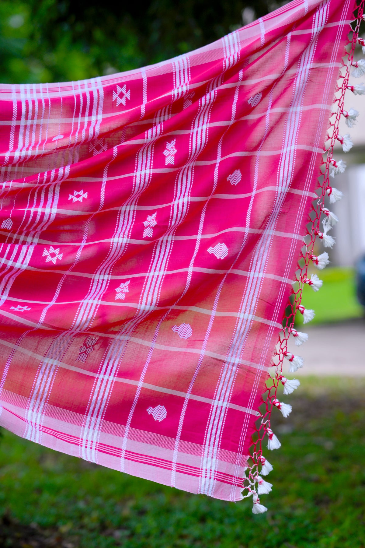 Kutchi Gulabi – Bhujodi Handloom Saree